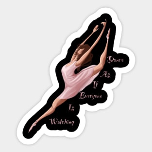 Pink dancer Sticker